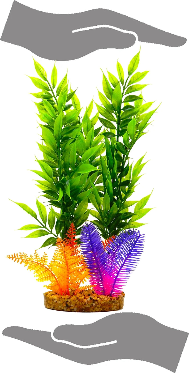 XL Standing Aquarium Plant - Multicolor