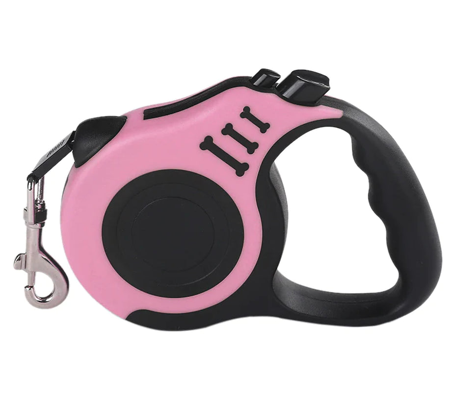 16.5FT Retractable Dog Leash Pet Collar Automatic Walking 