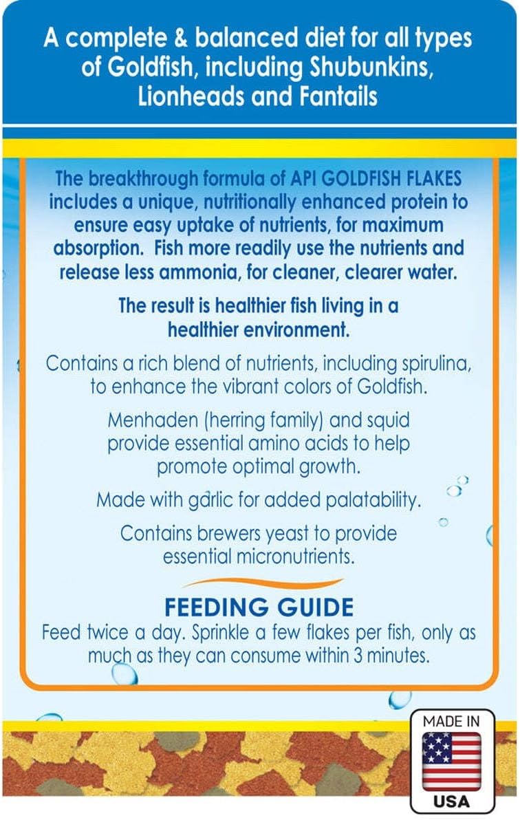 GOLDFISH FLAKES Fish Food 5.7-Ounce Container