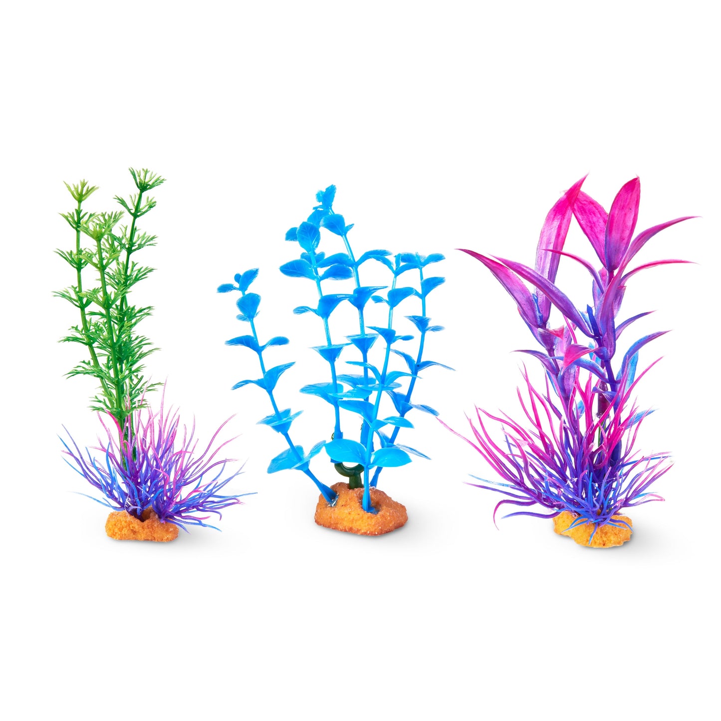 Aquarium Plant Value Pack, 4" Small Plants, 3 Count