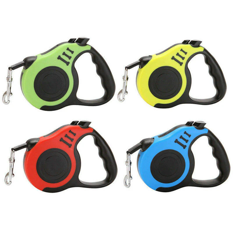 16.5FT Retractable Dog Leash Pet Collar Automatic Walking 