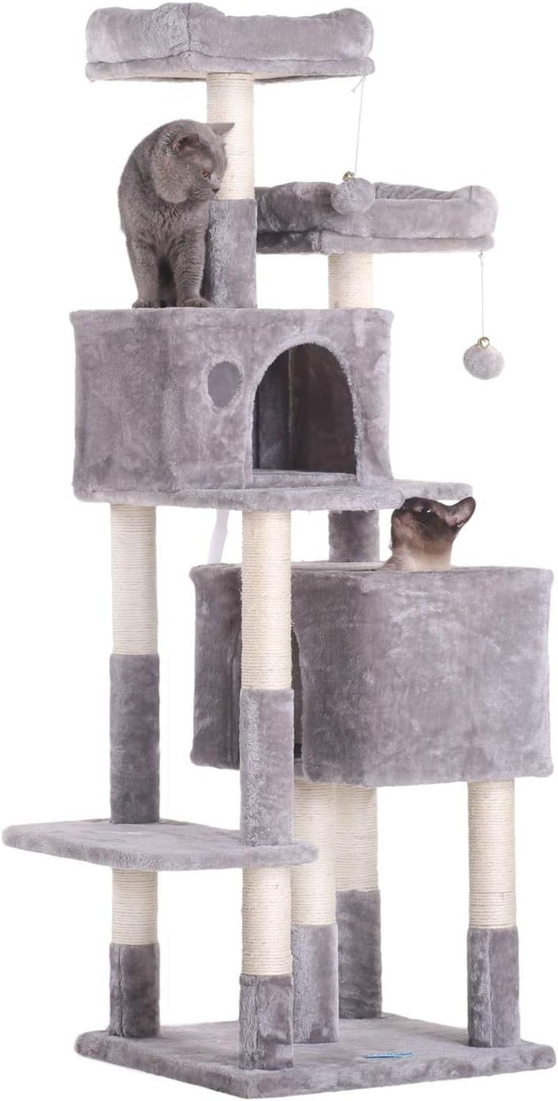 60 Inche Large Multi-Level Cat Tree Condo 