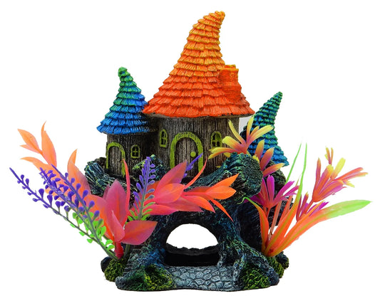 Elf House Aquarium Structure - Multicolor