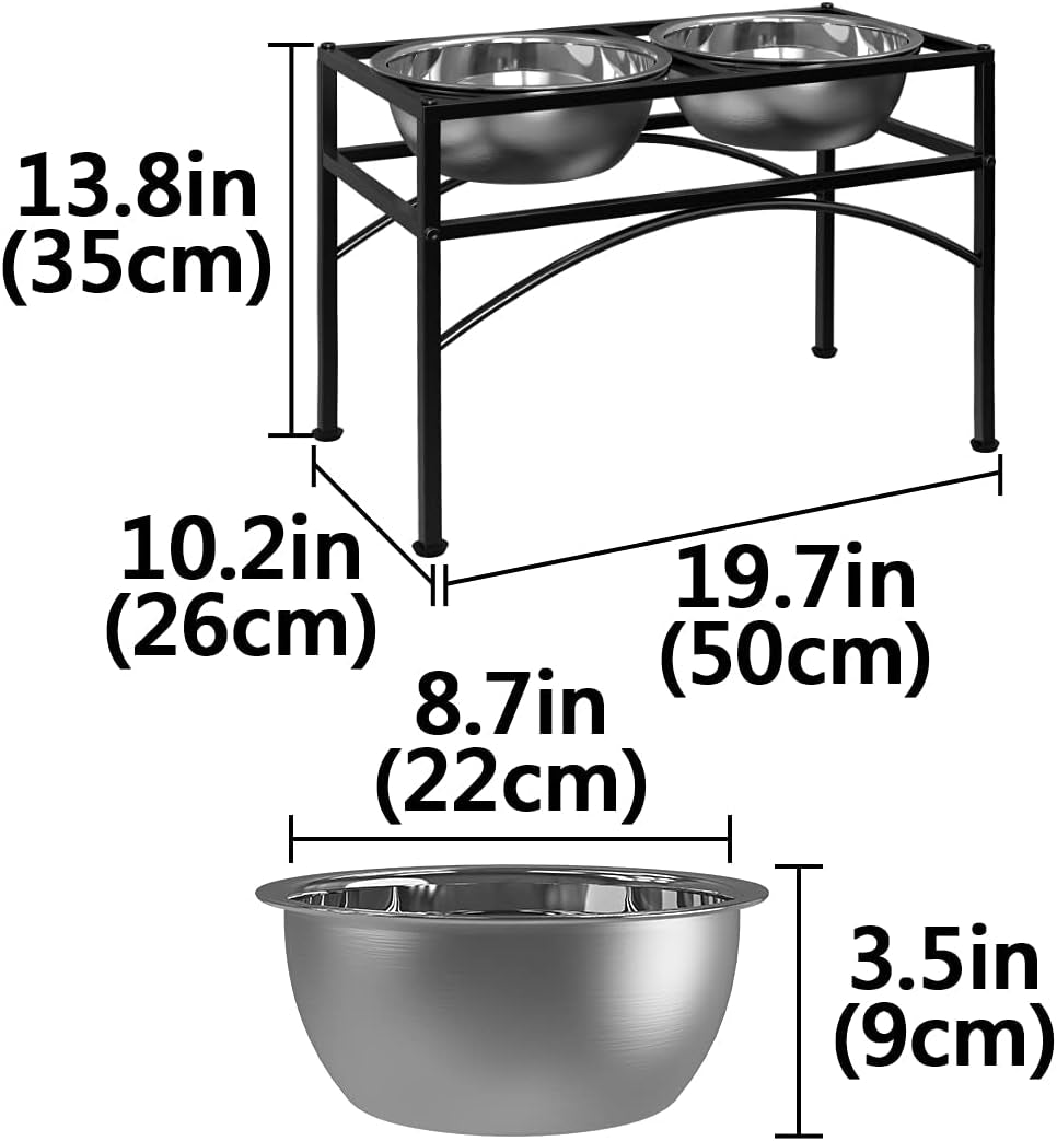 14" Raised Dog Bowl Stand for Large Sized Dog